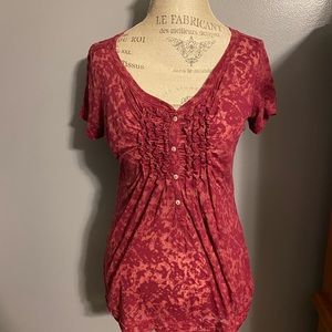 Eddie Bauer Maroon Blouse